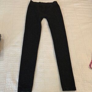 Just One Medium Sweater Tight Heathered Gray Black EUC